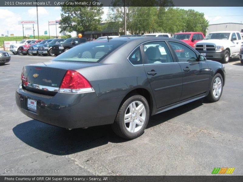 Cyber Gray Metallic / Gray 2011 Chevrolet Impala LT