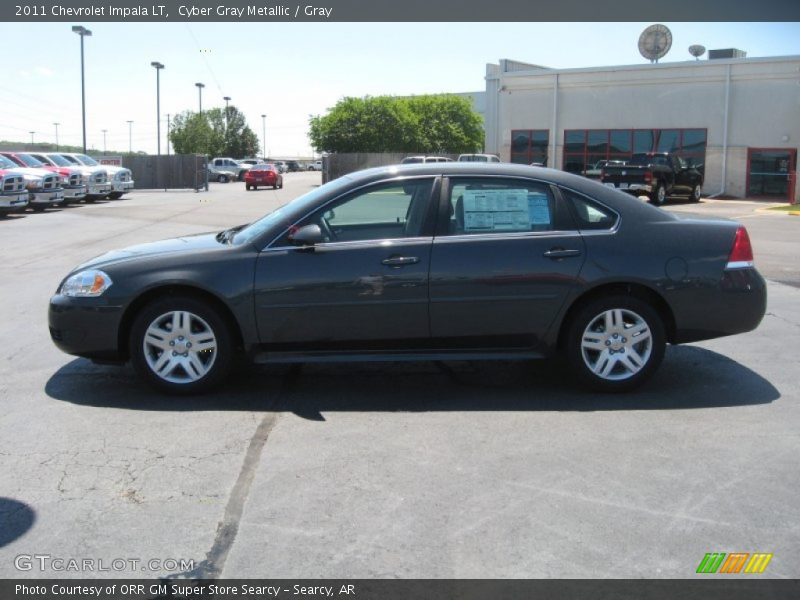 Cyber Gray Metallic / Gray 2011 Chevrolet Impala LT