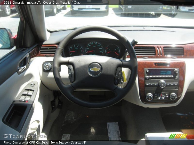 Cyber Gray Metallic / Gray 2011 Chevrolet Impala LT