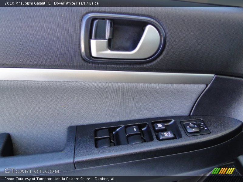 Dover White Pearl / Beige 2010 Mitsubishi Galant FE