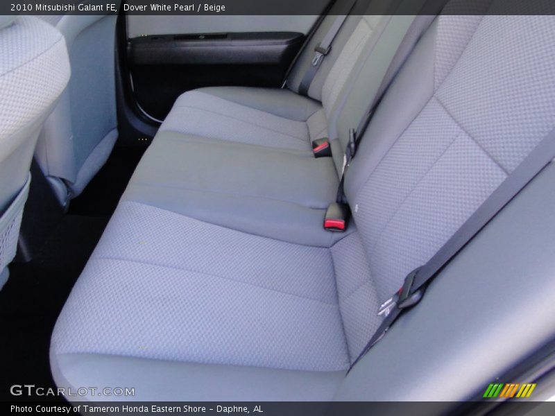 Dover White Pearl / Beige 2010 Mitsubishi Galant FE