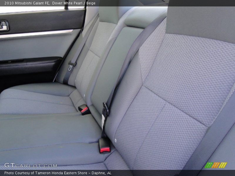 Dover White Pearl / Beige 2010 Mitsubishi Galant FE