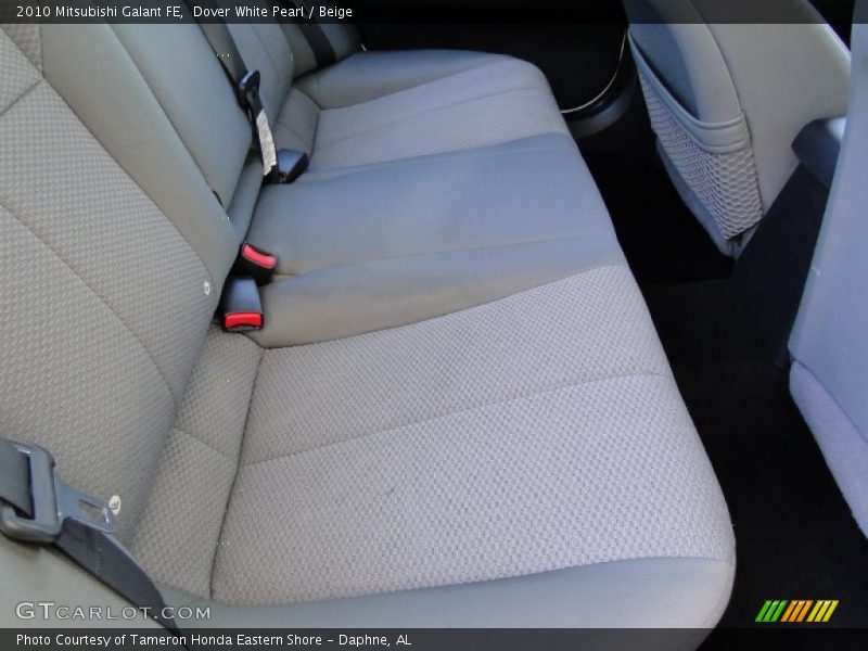 Dover White Pearl / Beige 2010 Mitsubishi Galant FE