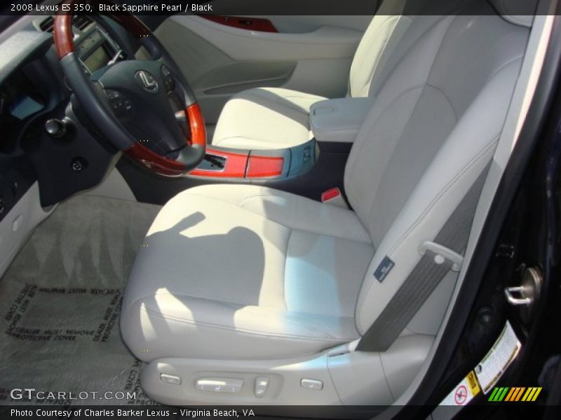 Black Sapphire Pearl / Black 2008 Lexus ES 350