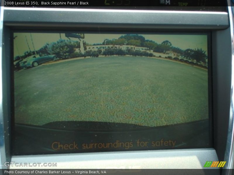Black Sapphire Pearl / Black 2008 Lexus ES 350