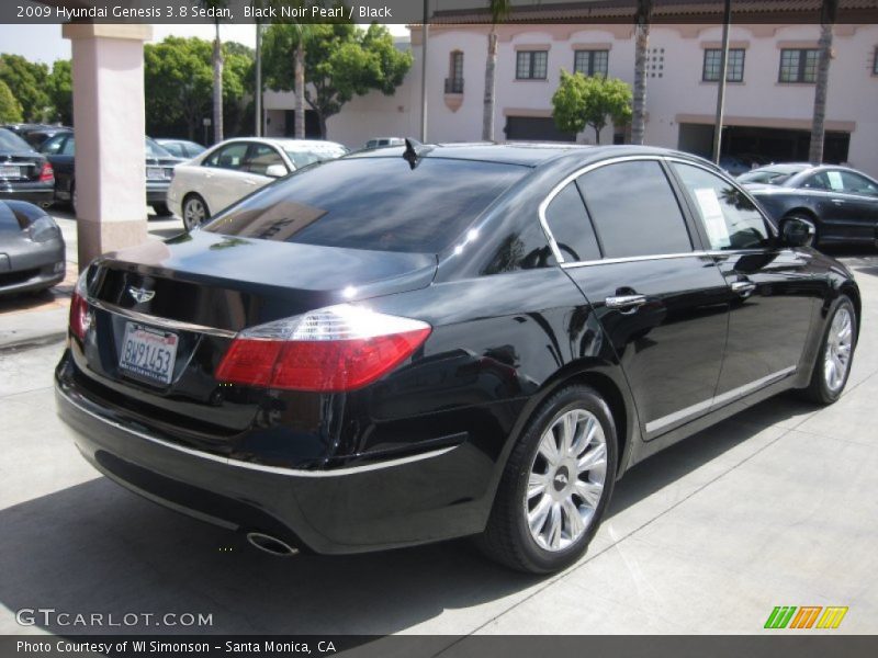 Black Noir Pearl / Black 2009 Hyundai Genesis 3.8 Sedan