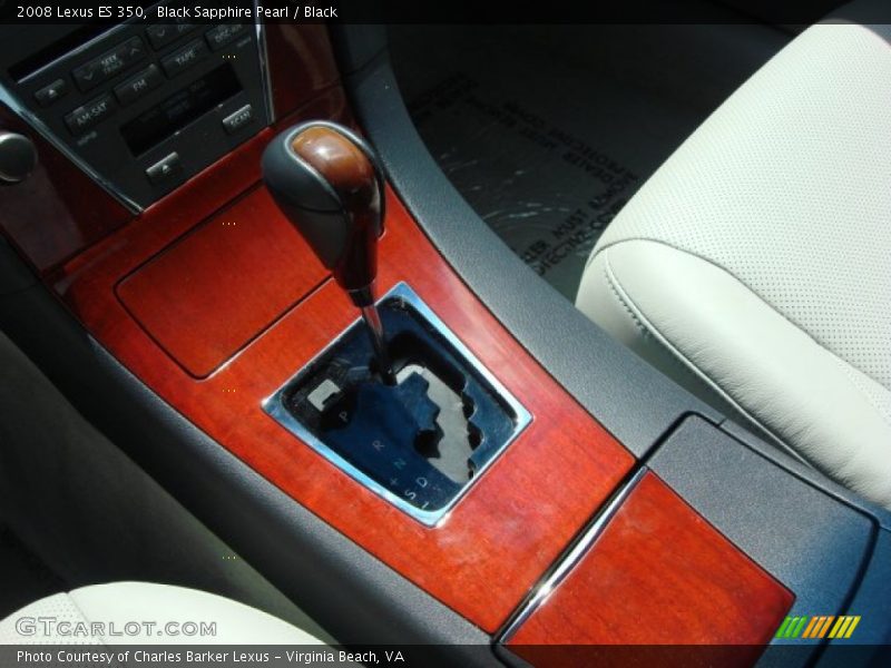 Black Sapphire Pearl / Black 2008 Lexus ES 350