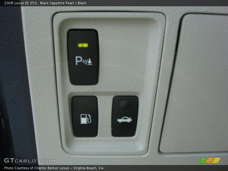 Black Sapphire Pearl / Black 2008 Lexus ES 350