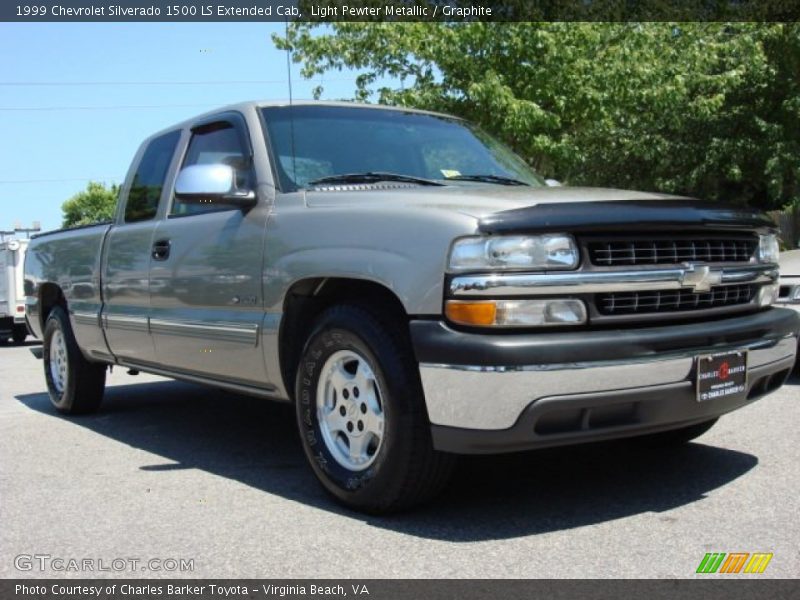 Light Pewter Metallic / Graphite 1999 Chevrolet Silverado 1500 LS Extended Cab