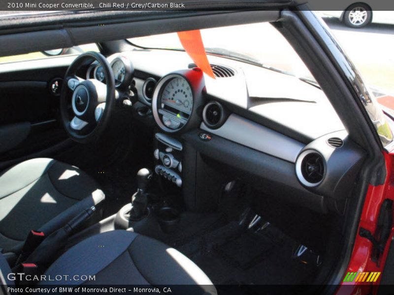 Chili Red / Grey/Carbon Black 2010 Mini Cooper Convertible