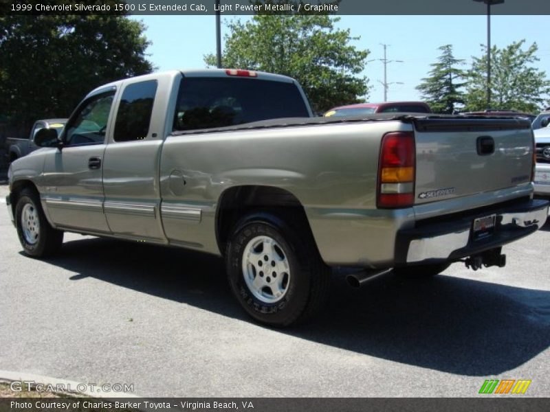 Light Pewter Metallic / Graphite 1999 Chevrolet Silverado 1500 LS Extended Cab