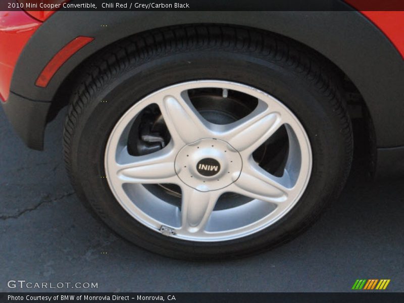 Chili Red / Grey/Carbon Black 2010 Mini Cooper Convertible