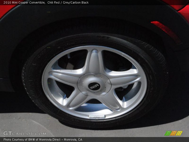 Chili Red / Grey/Carbon Black 2010 Mini Cooper Convertible