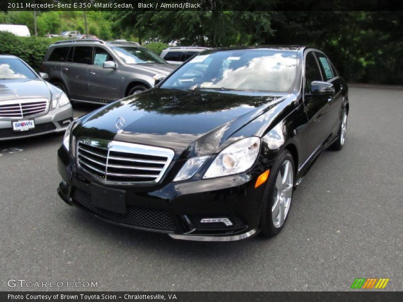 Black / Almond/Black 2011 Mercedes-Benz E 350 4Matic Sedan