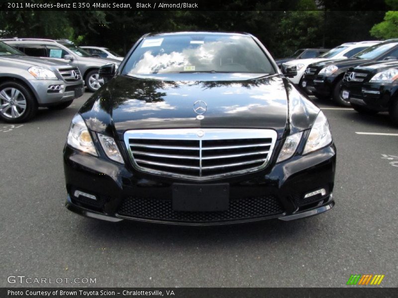 Black / Almond/Black 2011 Mercedes-Benz E 350 4Matic Sedan