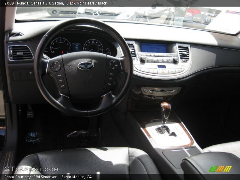 Black Noir Pearl / Black 2009 Hyundai Genesis 3.8 Sedan