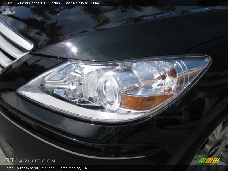Black Noir Pearl / Black 2009 Hyundai Genesis 3.8 Sedan