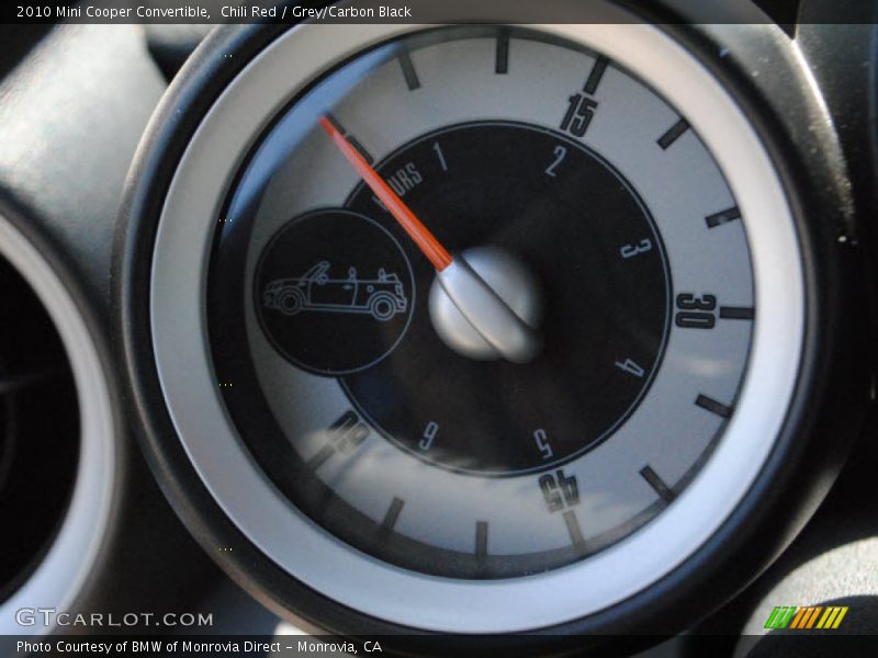Chili Red / Grey/Carbon Black 2010 Mini Cooper Convertible