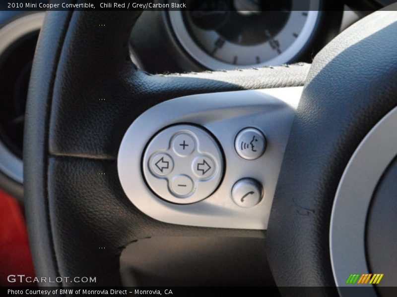 Chili Red / Grey/Carbon Black 2010 Mini Cooper Convertible