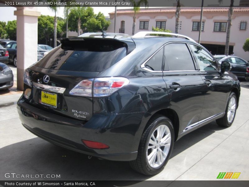 Smokey Granite Mica / Light Gray 2011 Lexus RX 450h AWD Hybrid