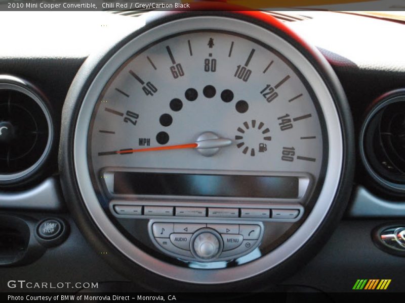 Chili Red / Grey/Carbon Black 2010 Mini Cooper Convertible