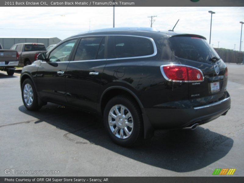 Carbon Black Metallic / Titanium/Dark Titanium 2011 Buick Enclave CXL