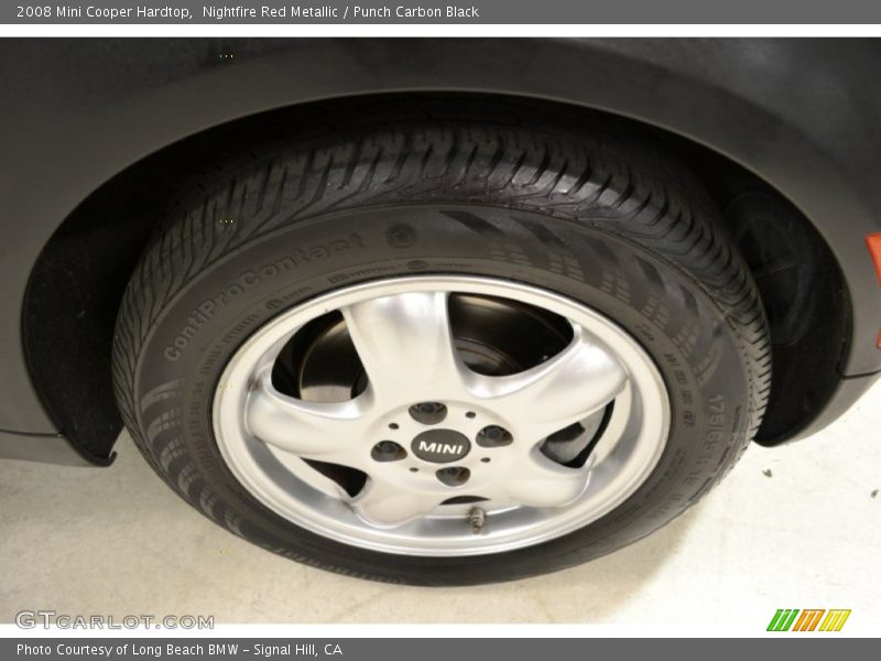 Nightfire Red Metallic / Punch Carbon Black 2008 Mini Cooper Hardtop