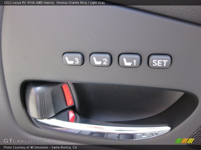Smokey Granite Mica / Light Gray 2011 Lexus RX 450h AWD Hybrid