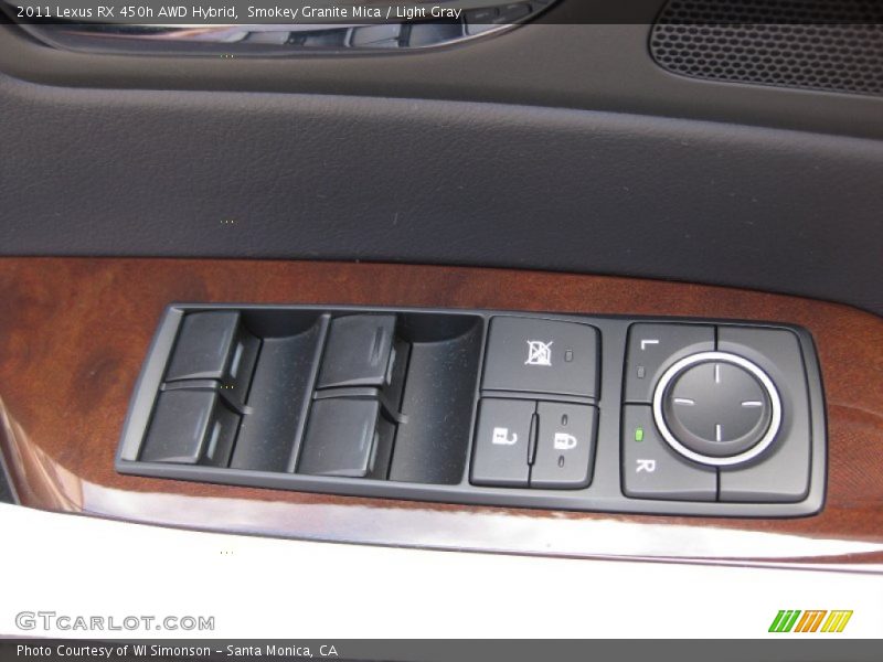 Smokey Granite Mica / Light Gray 2011 Lexus RX 450h AWD Hybrid