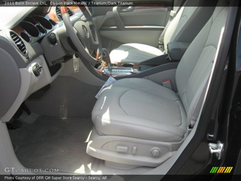 Carbon Black Metallic / Titanium/Dark Titanium 2011 Buick Enclave CXL
