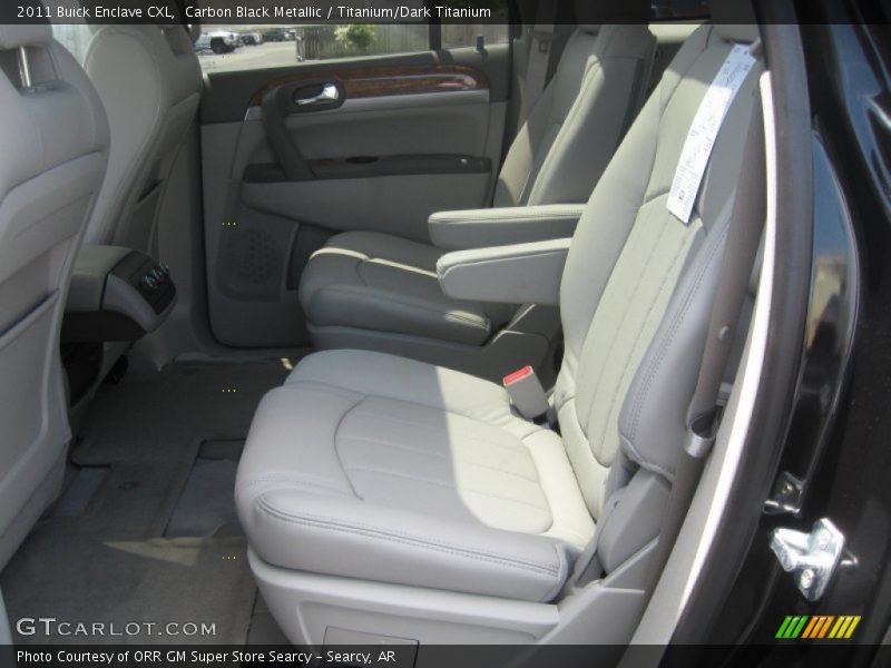 Carbon Black Metallic / Titanium/Dark Titanium 2011 Buick Enclave CXL