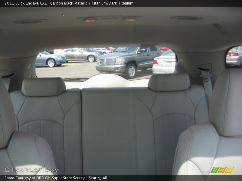 Carbon Black Metallic / Titanium/Dark Titanium 2011 Buick Enclave CXL