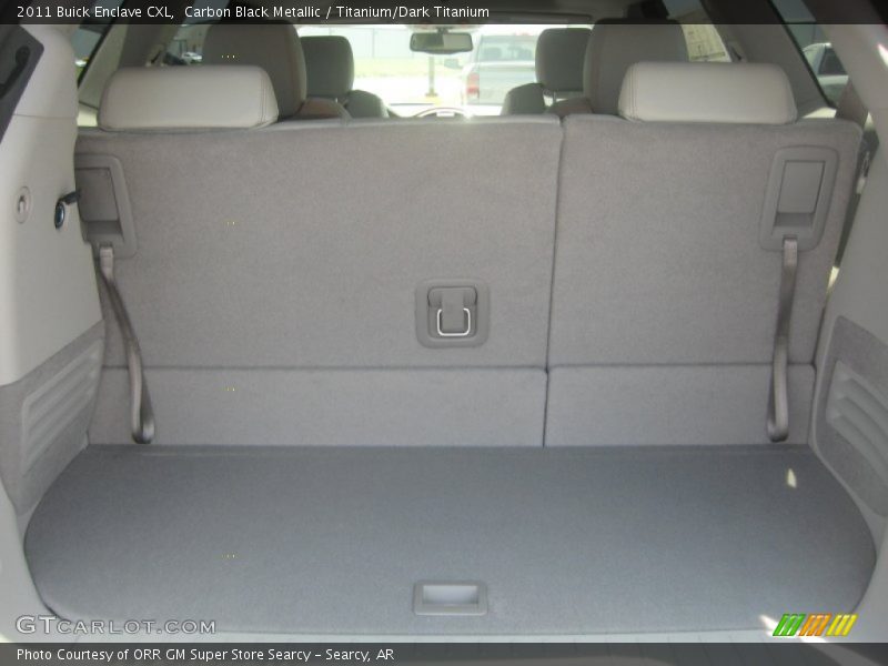Carbon Black Metallic / Titanium/Dark Titanium 2011 Buick Enclave CXL