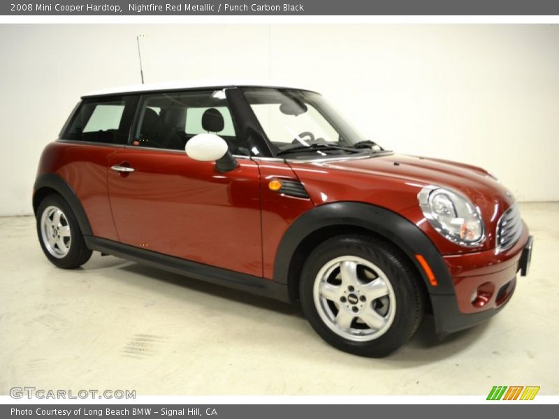 Nightfire Red Metallic / Punch Carbon Black 2008 Mini Cooper Hardtop
