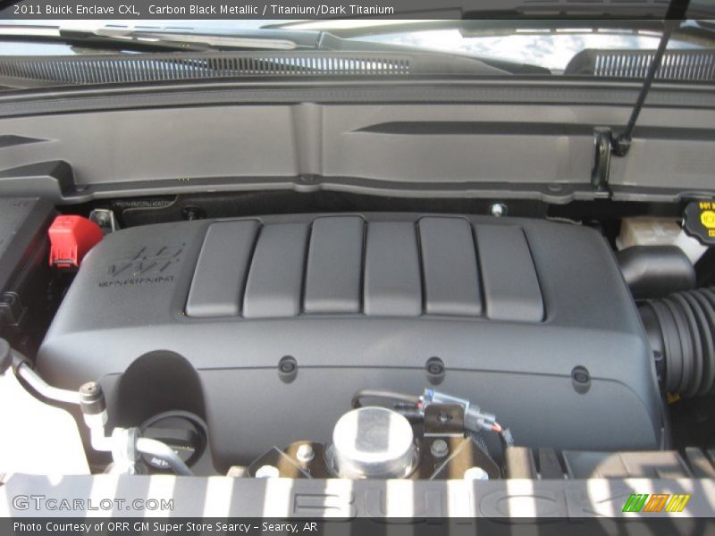 Carbon Black Metallic / Titanium/Dark Titanium 2011 Buick Enclave CXL