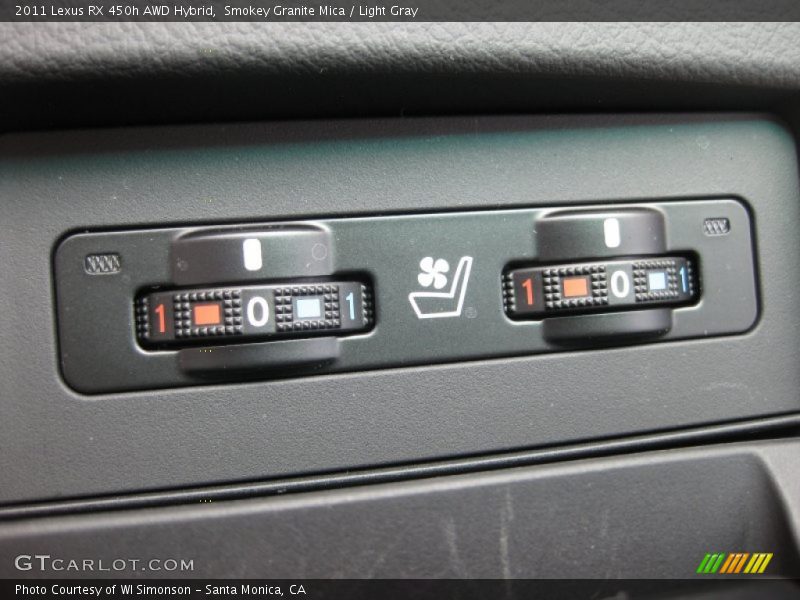 Smokey Granite Mica / Light Gray 2011 Lexus RX 450h AWD Hybrid