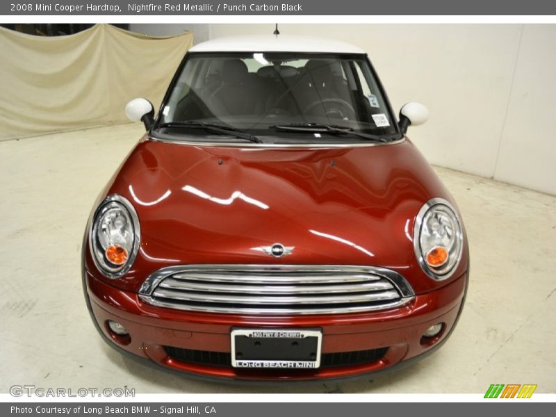 Nightfire Red Metallic / Punch Carbon Black 2008 Mini Cooper Hardtop