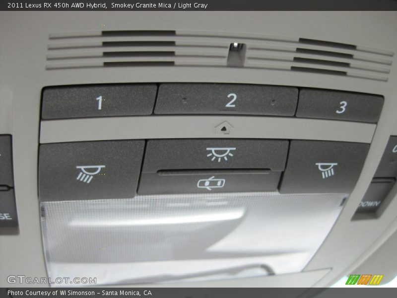 Smokey Granite Mica / Light Gray 2011 Lexus RX 450h AWD Hybrid