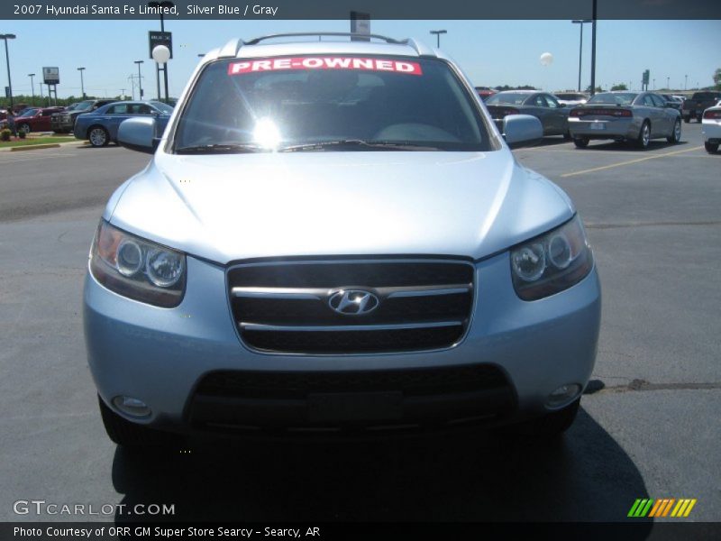Silver Blue / Gray 2007 Hyundai Santa Fe Limited