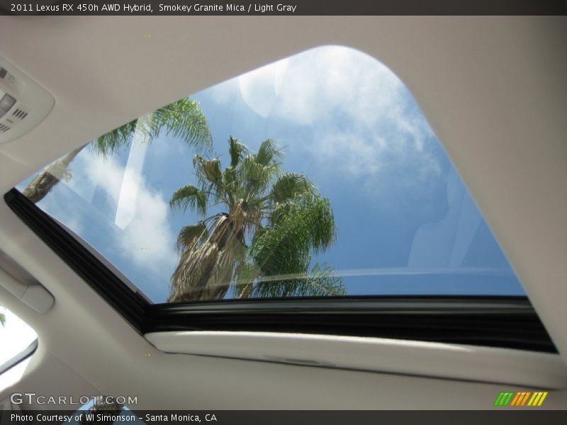 Smokey Granite Mica / Light Gray 2011 Lexus RX 450h AWD Hybrid