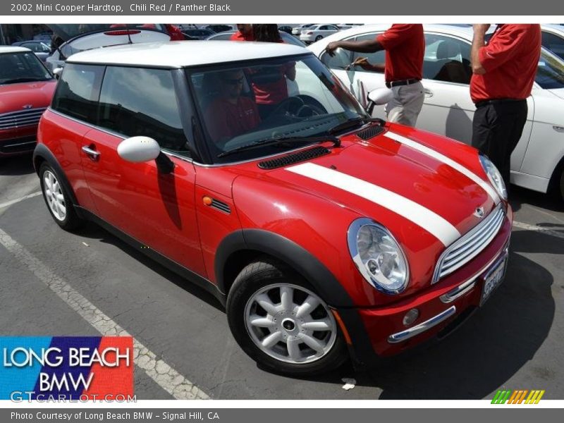 Chili Red / Panther Black 2002 Mini Cooper Hardtop