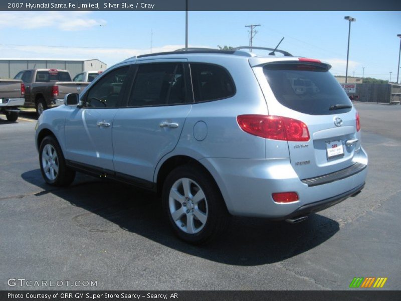 Silver Blue / Gray 2007 Hyundai Santa Fe Limited