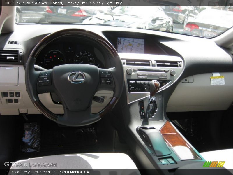 Smokey Granite Mica / Light Gray 2011 Lexus RX 450h AWD Hybrid