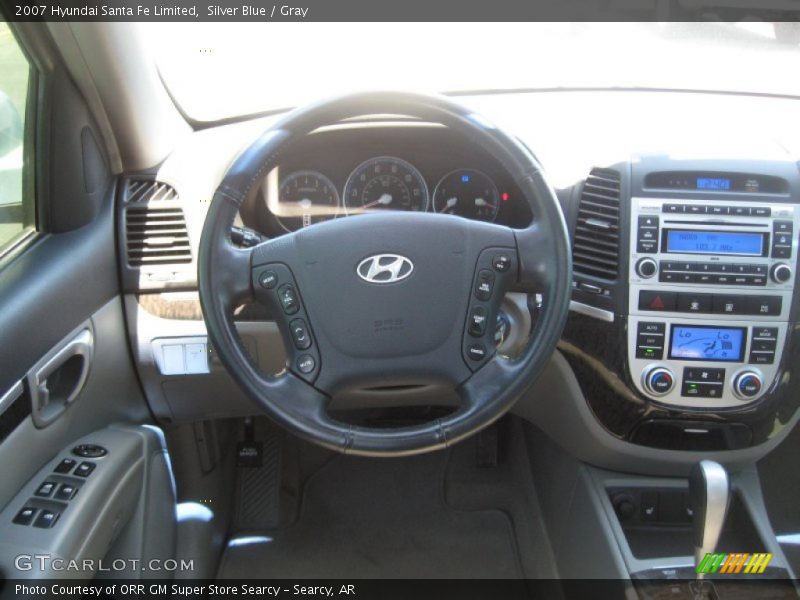 Silver Blue / Gray 2007 Hyundai Santa Fe Limited