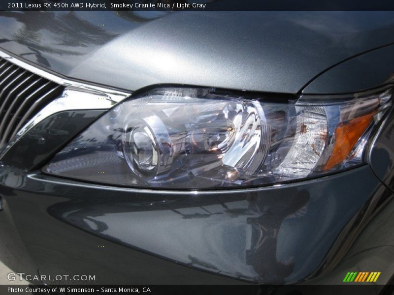 Smokey Granite Mica / Light Gray 2011 Lexus RX 450h AWD Hybrid