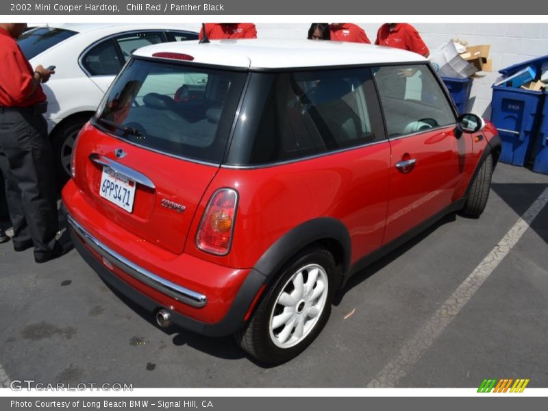 Chili Red / Panther Black 2002 Mini Cooper Hardtop