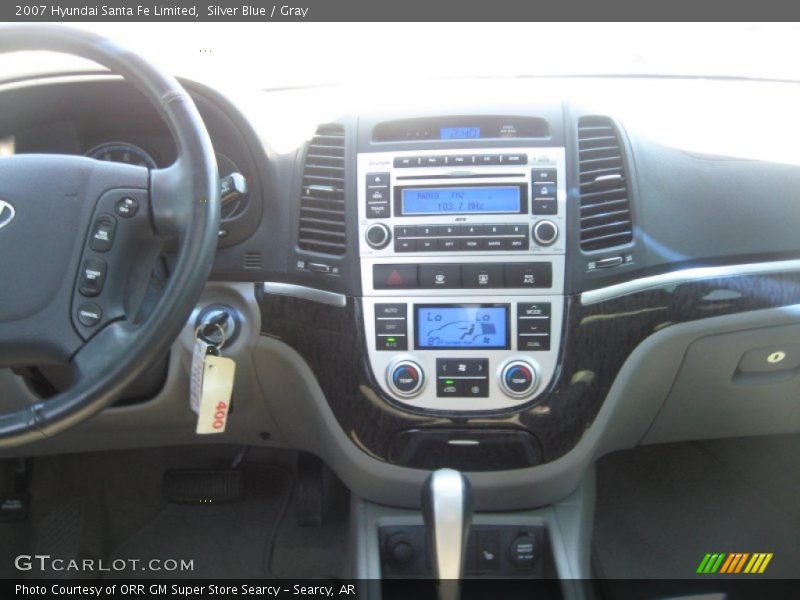 Silver Blue / Gray 2007 Hyundai Santa Fe Limited