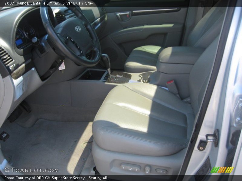 Silver Blue / Gray 2007 Hyundai Santa Fe Limited