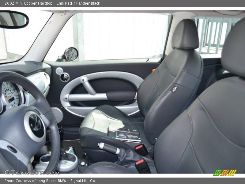 Chili Red / Panther Black 2002 Mini Cooper Hardtop