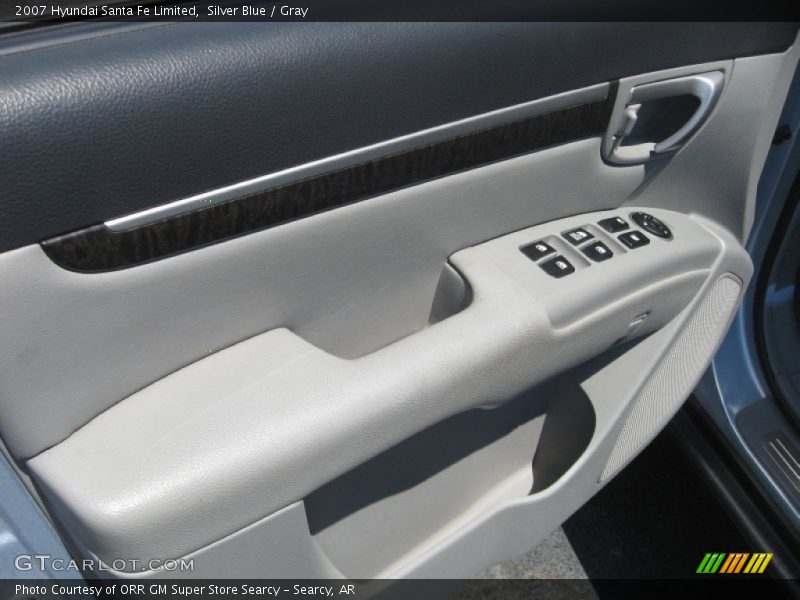 Silver Blue / Gray 2007 Hyundai Santa Fe Limited